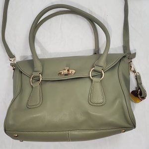 Barr and Barr Green Leather Handbag